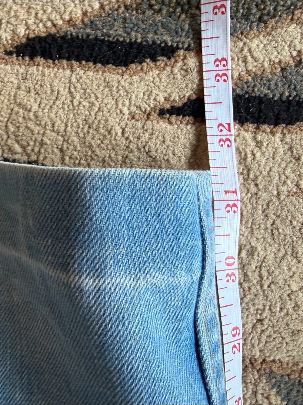 Vintage Levi's Light Blue Flare Jeans - Picture 3 of 5